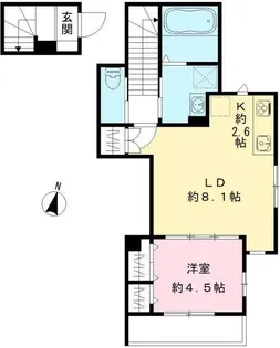 ソレイユ大原【2階】の間取り