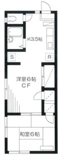 荏原ハイツ【1階】の間取り
