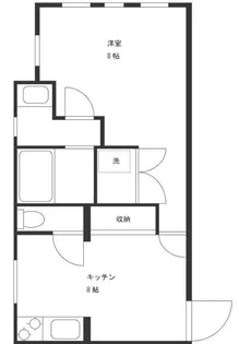 ウイング古屋【2階】の間取り