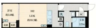 Fullea島津山【2階】の間取り
