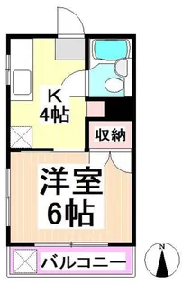 宮沢ハイツ【2階】の間取り