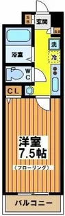 エテルノ明大前【3階】の間取り