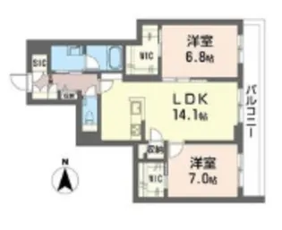 デア グランツ【3階】の間取り
