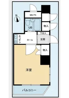 ライオンズマンション元住吉【6階】の間取り