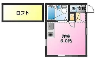 サンハイツ梶ヶ谷【2階】の間取り