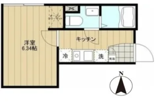 Buenos 大島【1階】の間取り