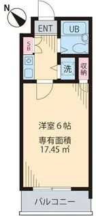パークハイム桜新町【2階】の間取り