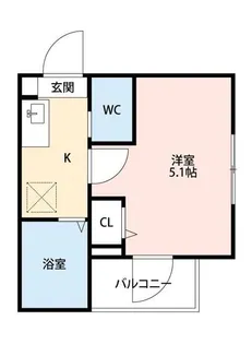 フェリシテ大崎【3階】の間取り