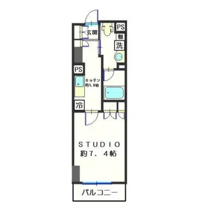 フィールA渋谷【5階】の間取り