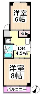 工東フラット【1階】の間取り