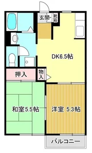 リバーサイドハイツ【E201号室】の間取り