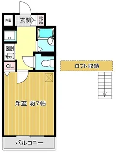 柾木マンションウエスト【506号室】の間取り