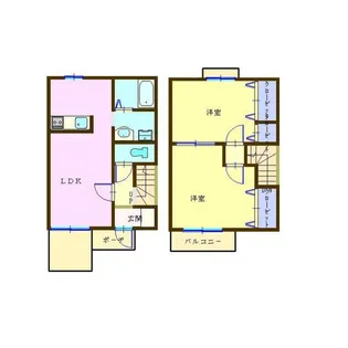 ファミーユ(茂原)【105号室】の間取り