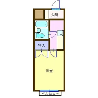 メゾンドアベニール【202号室】の間取り