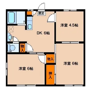 ハイム光風台【103号室】の間取り