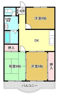ラ・パリオ姉崎【201号室】の間取り