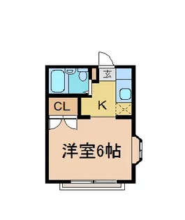 シャインマウンテン【201号室】の間取り