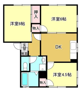 千葉県市原市根田3丁目【アパート】の間取り