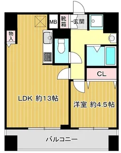 柾木マンションウエスト【6階】の間取り