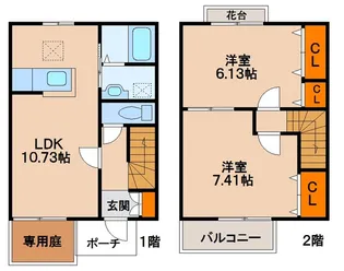 ファミーユ(茂原)【1階】の間取り