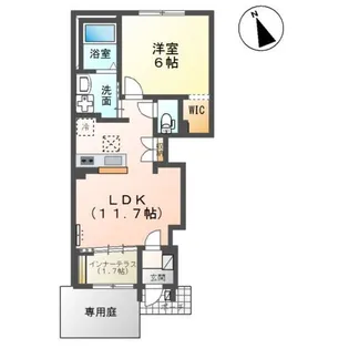 サンテラス宮ノ下【1階】の間取り