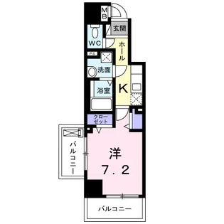 フォーシーズン千葉【5階】の間取り
