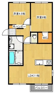 ハイムスクエア四番館【101号室】の間取り