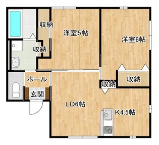 グランドソレイユ【2階】の間取り