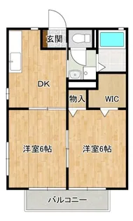 リブTAKASEI【202号室】の間取り