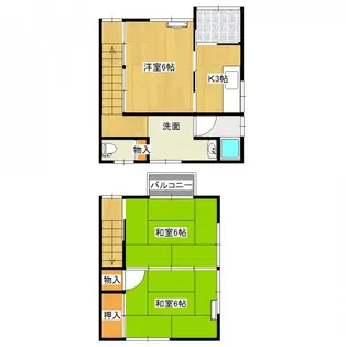 山口住宅の間取り