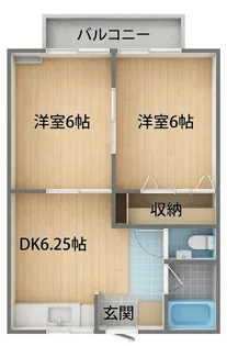 三興アパート【17号室】の間取り