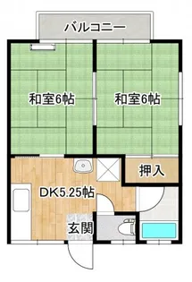 アーバンライフ築山【103号室】の間取り