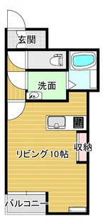 フェリーチェ大街道【108号室】の間取り