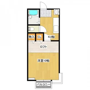 ソシアルハイツⅡ【B-201号室】の間取り