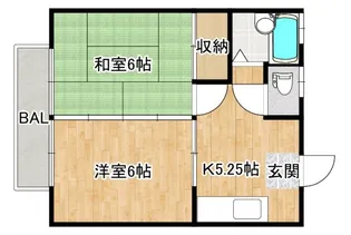 アゼリアコート【102号室】の間取り