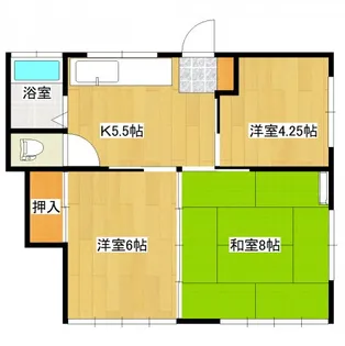 ルナシー【202号室】の間取り