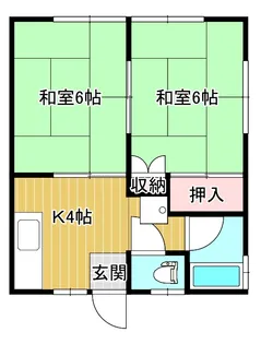 サンシャイン【202号室】の間取り