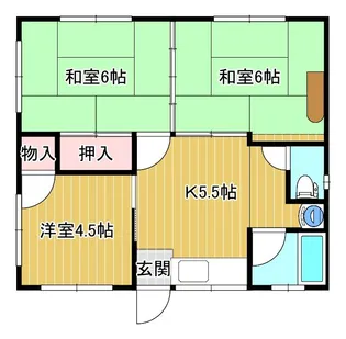 宮城県石巻市湊字大門崎【一戸建】の間取り