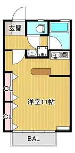 エスパシオ【103号室】の間取り