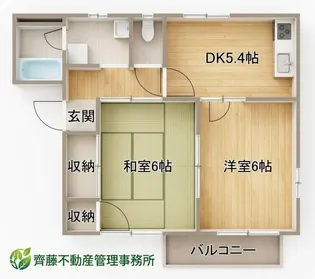 セフィラ水明【C201号室】の間取り