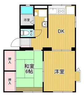 コウブンハイム【201号室】の間取り