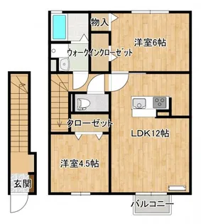 グランドール【2階】の間取り