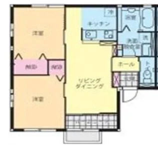 サウザンドリーブス弐番館【201号室】の間取り