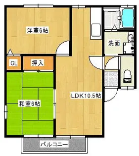 ハイマート【2階】の間取り