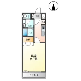 アメニティーハイツ【1階】の間取り