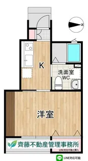 レセナ湊東Ⅲ【1階】の間取り