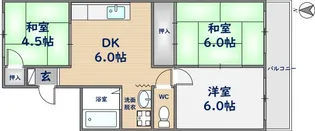 サンコートキタイ【3階】の間取り