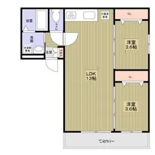 Avantio Clair【103号室】の間取り