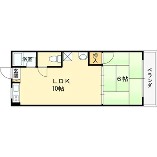 有楽荘【2階】の間取り