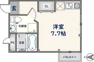 イーストフォレスト枚岡駅前【3階】の間取り